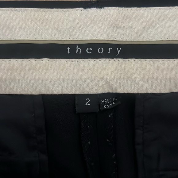 Theory black work slacks - Picture 2 of 5